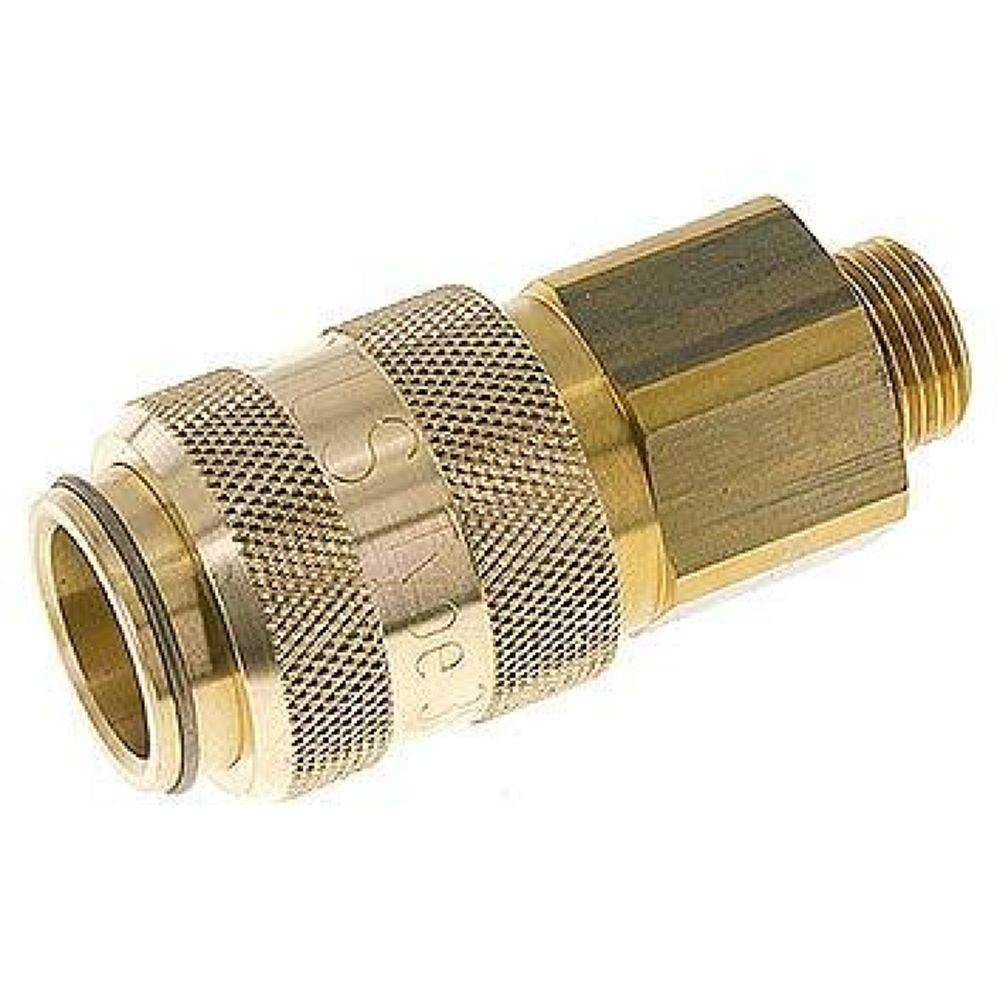 Parker KDG 12 NW15. Kupplungsdose (NW15) G 1/2"(AG), Messing