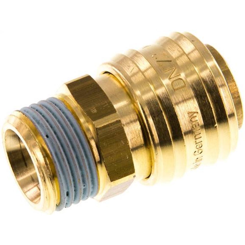 Kupplungsdose (NW7,2) G 1/2"(AG), Messing