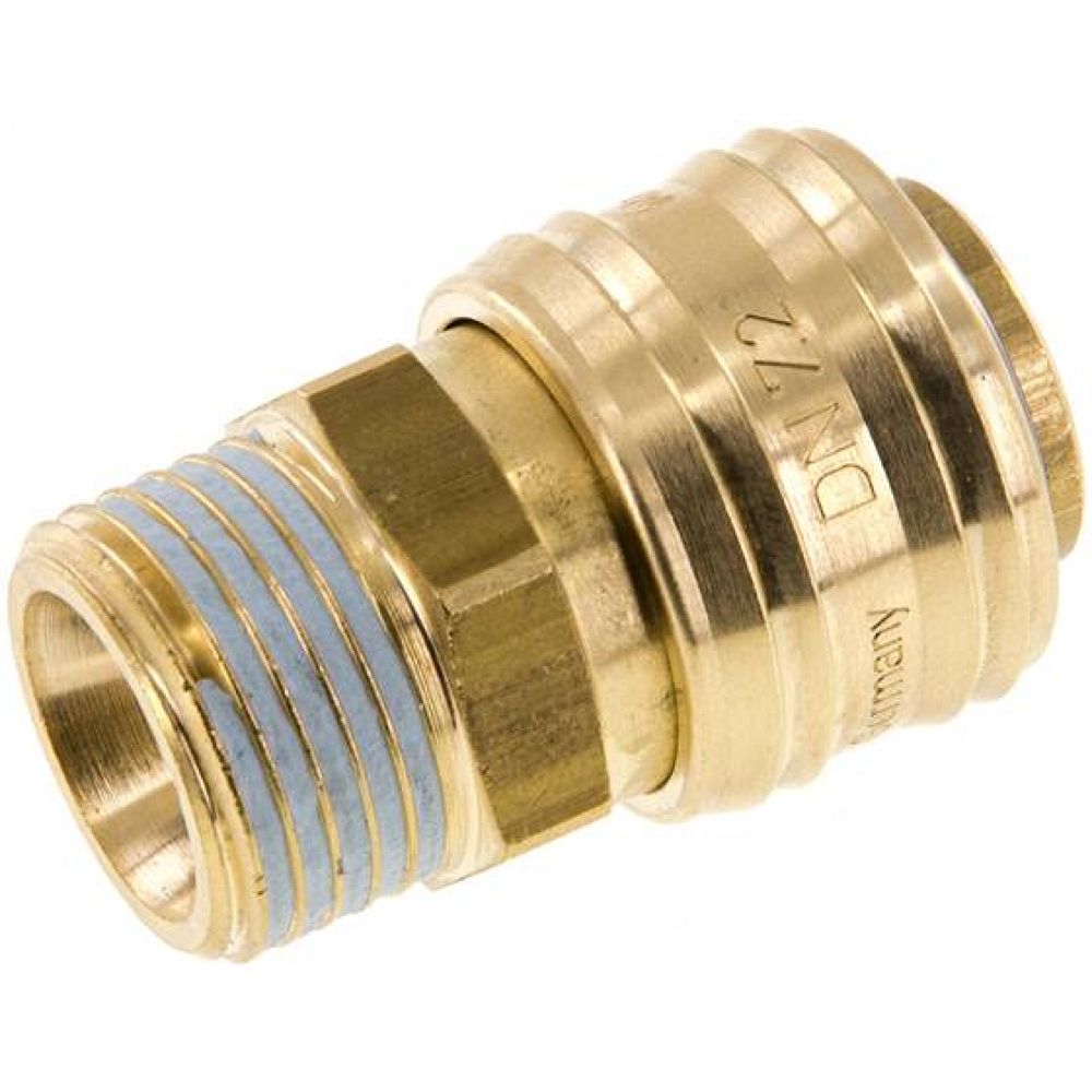 Kupplungsdose (NW7,2) G 1/2"(AG), Messing