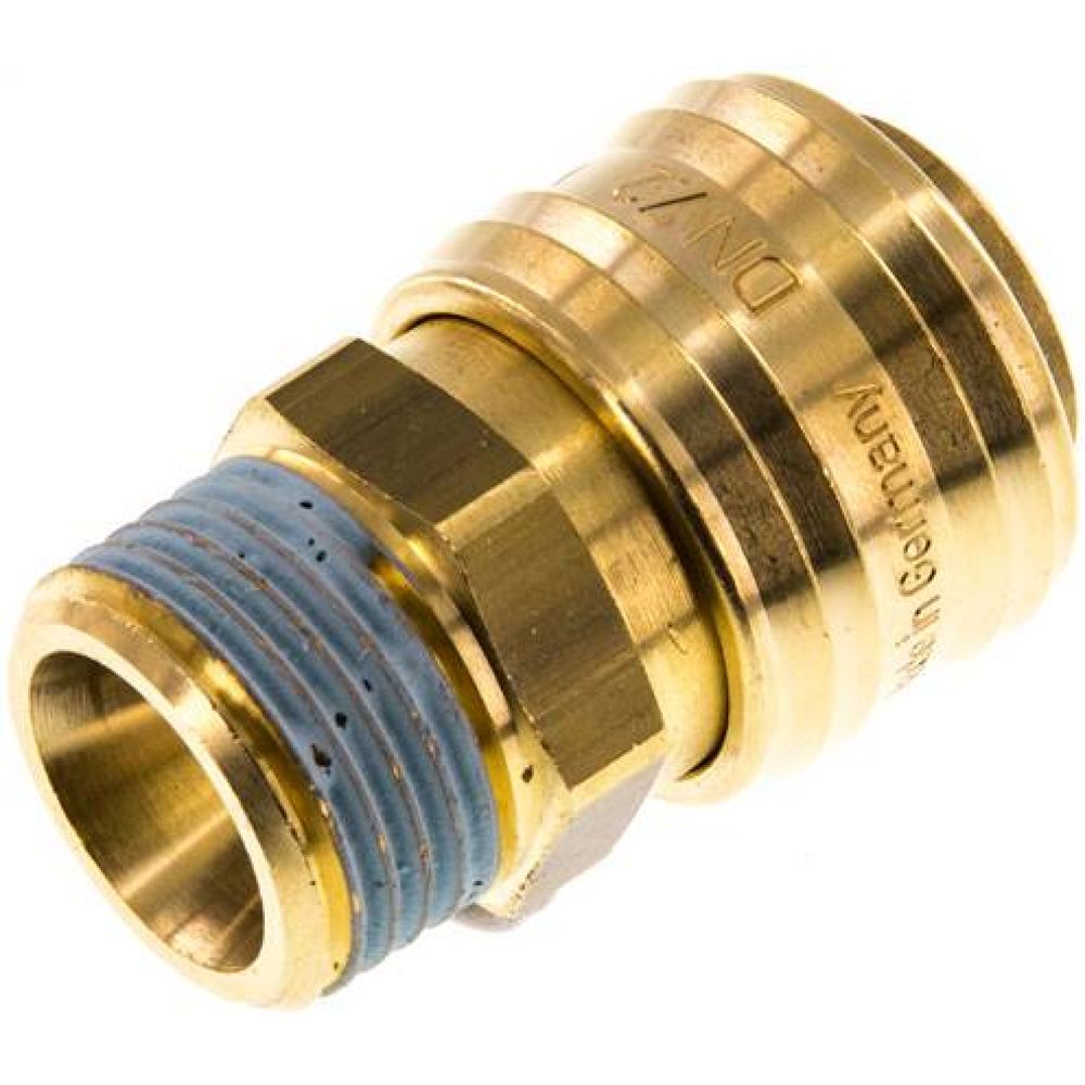 Kupplungsdose (NW7,2) G 1/2"(AG), Messing