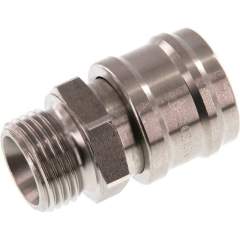 Kupplungsdose (NW7,2) G 1/2"(AG), Edelstahl