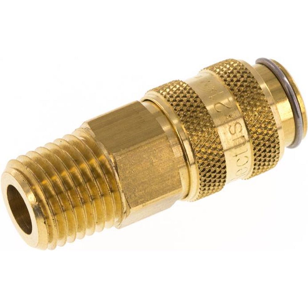 Parker KDG 14 NW5-NPT. Kupplungsdose (NW5) NPT 1/4"(AG), Messing