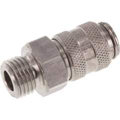 Kupplungsdose (NW5) G 1/4"(AG), Edelstahl