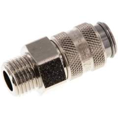 Parker KDG 14 NW5 ST. Kupplungsdose (NW5) G 1/4"(AG), Stahl gehärtet & vernickelt