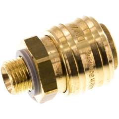 Kupplungsdose (NW7,2) G 1/4"(AG), Messing