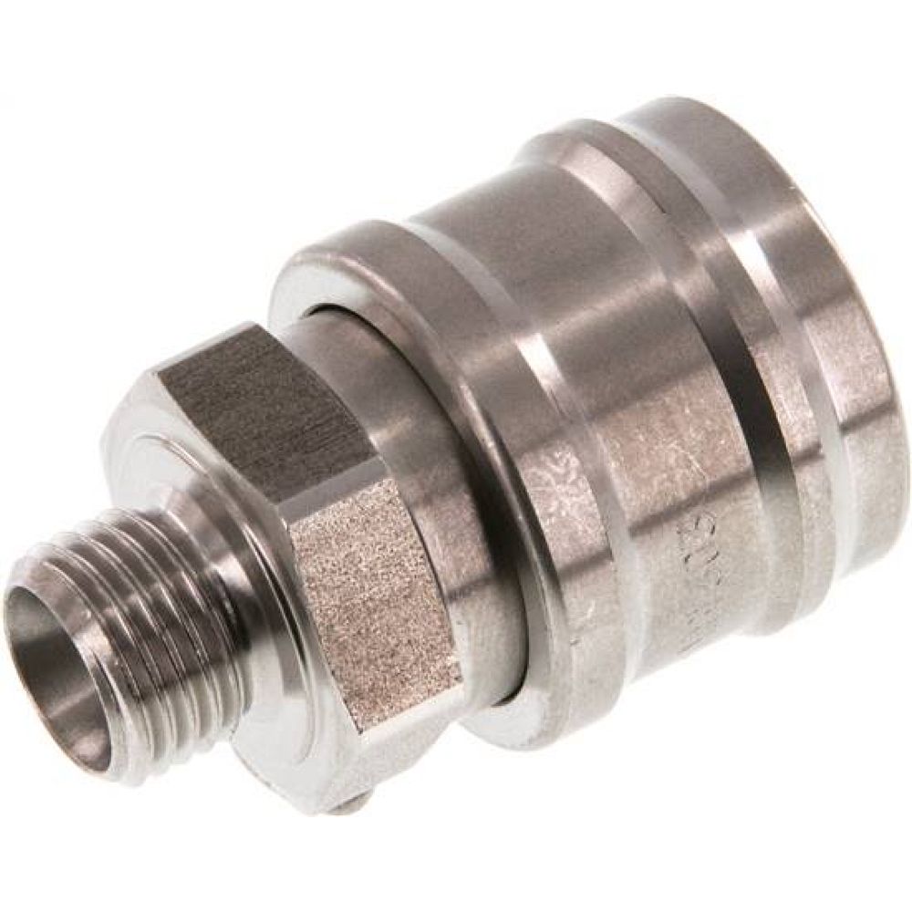 Kupplungsdose (NW7,2) G 1/4"(AG), Edelstahl