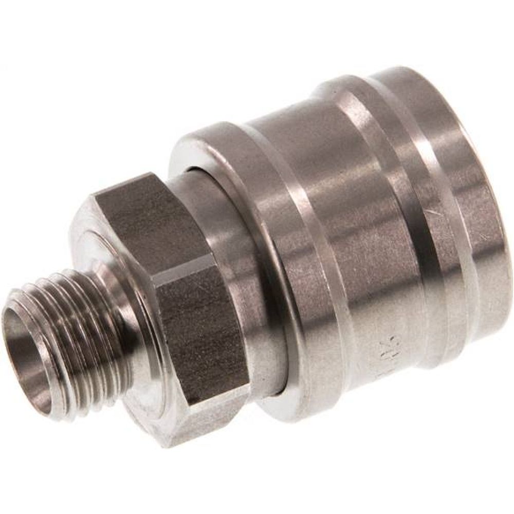 Kupplungsdose (NW7,2) G 1/4"(AG), Edelstahl