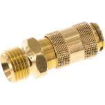 Kupplungsdose (NW2,7) G 1/8"(AG), Messing