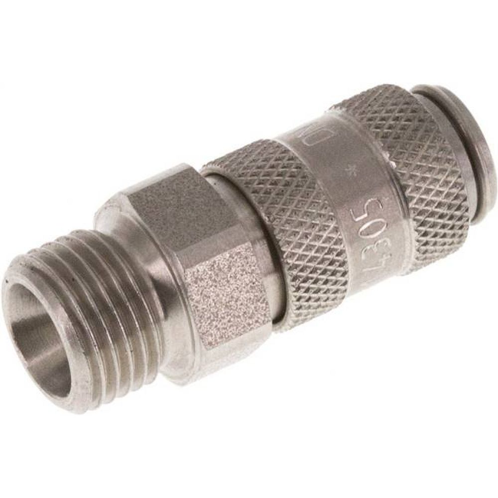 Kupplungsdose (NW2,7) G 1/8"(AG), Edelstahl