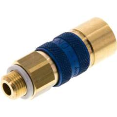 Kupplungsdose (NW5) G 1/8"(AG), blau, Sechseck SW10