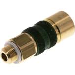 Kupplungsdose (NW5) G 1/8"(AG), grün, Kreis Ø 10,5 mm