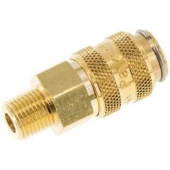 Parker KDG 18 NW5-NPT. Kupplungsdose (NW5) NPT 1/8"(AG), Messing