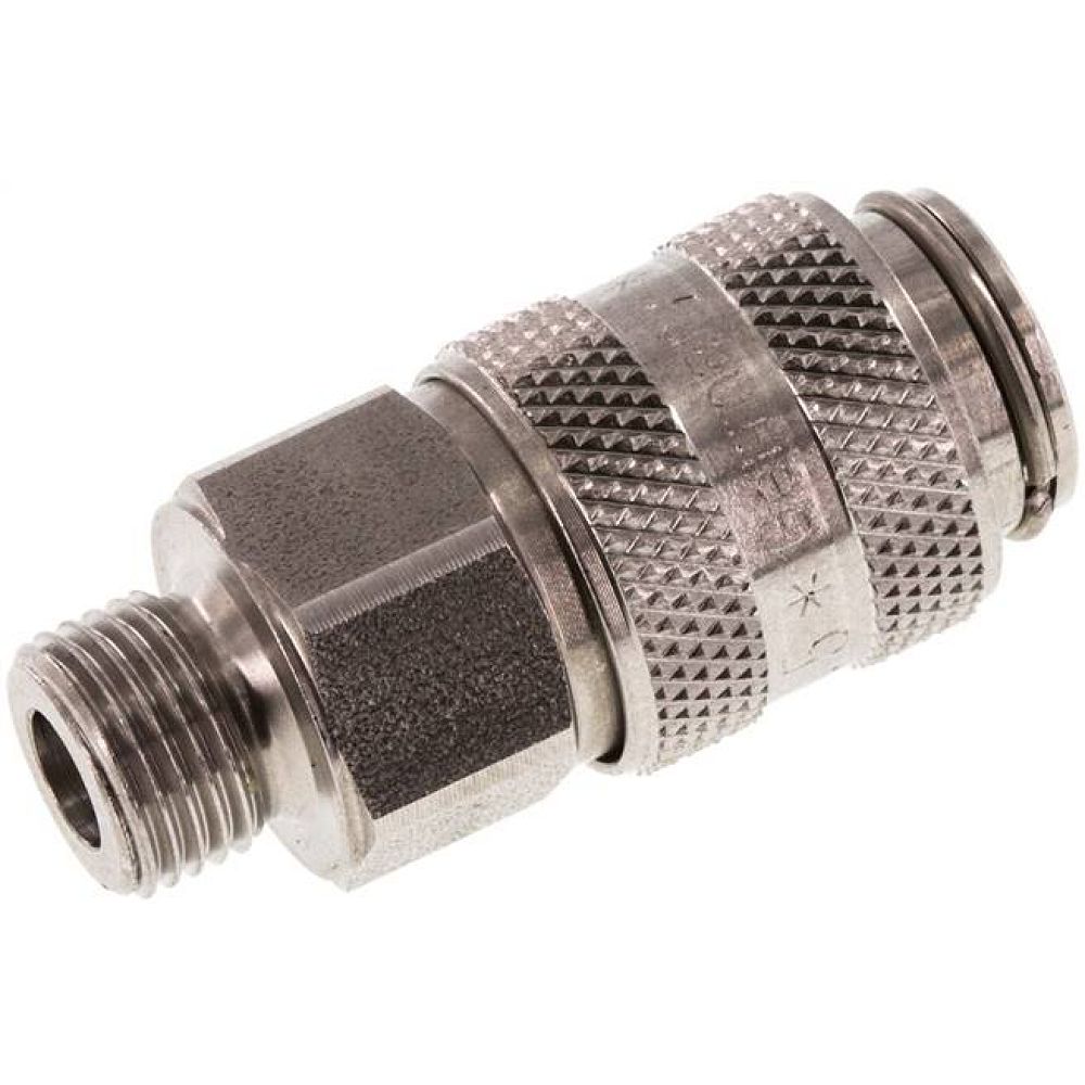 Kupplungsdose (NW5) G 1/8"(AG), Edelstahl