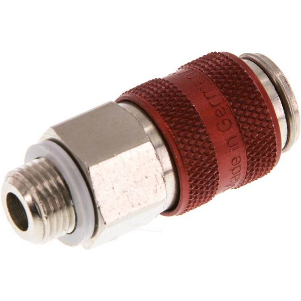 Kupplungsdose (NW5) G 1/8"(AG), Messing vernickelt