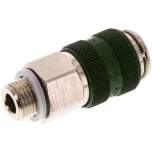 Kupplungsdose (NW5) G 1/8"(AG), Messing vernickelt