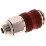 Kupplungsdose (NW5) G 1/8"(AG), Messing vernickelt