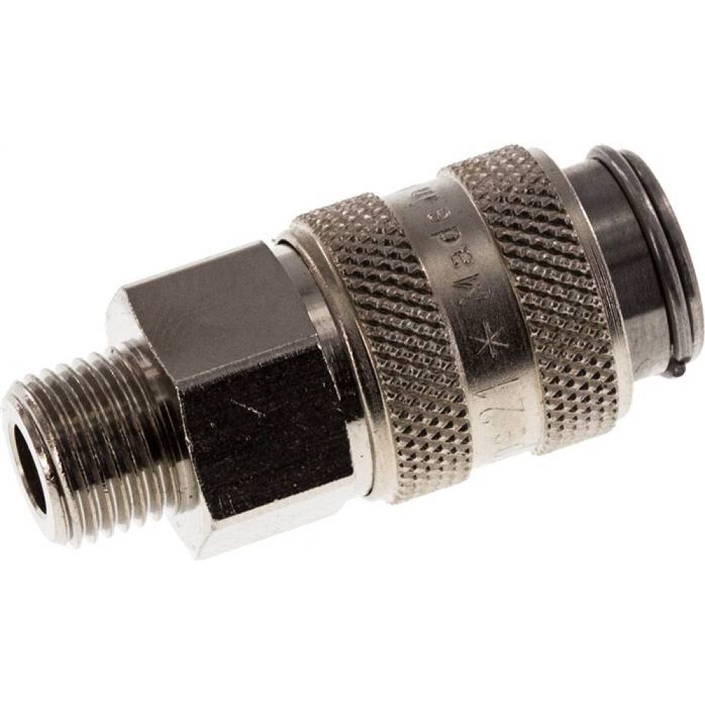 Parker KDG 18 NW5 ST. Kupplungsdose (NW5) G 1/8"(AG), Stahl gehärtet & vernickelt