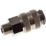 Parker KDG 18 NW5 ST. Kupplungsdose (NW5) G 1/8"(AG), Stahl gehärtet & vernickelt