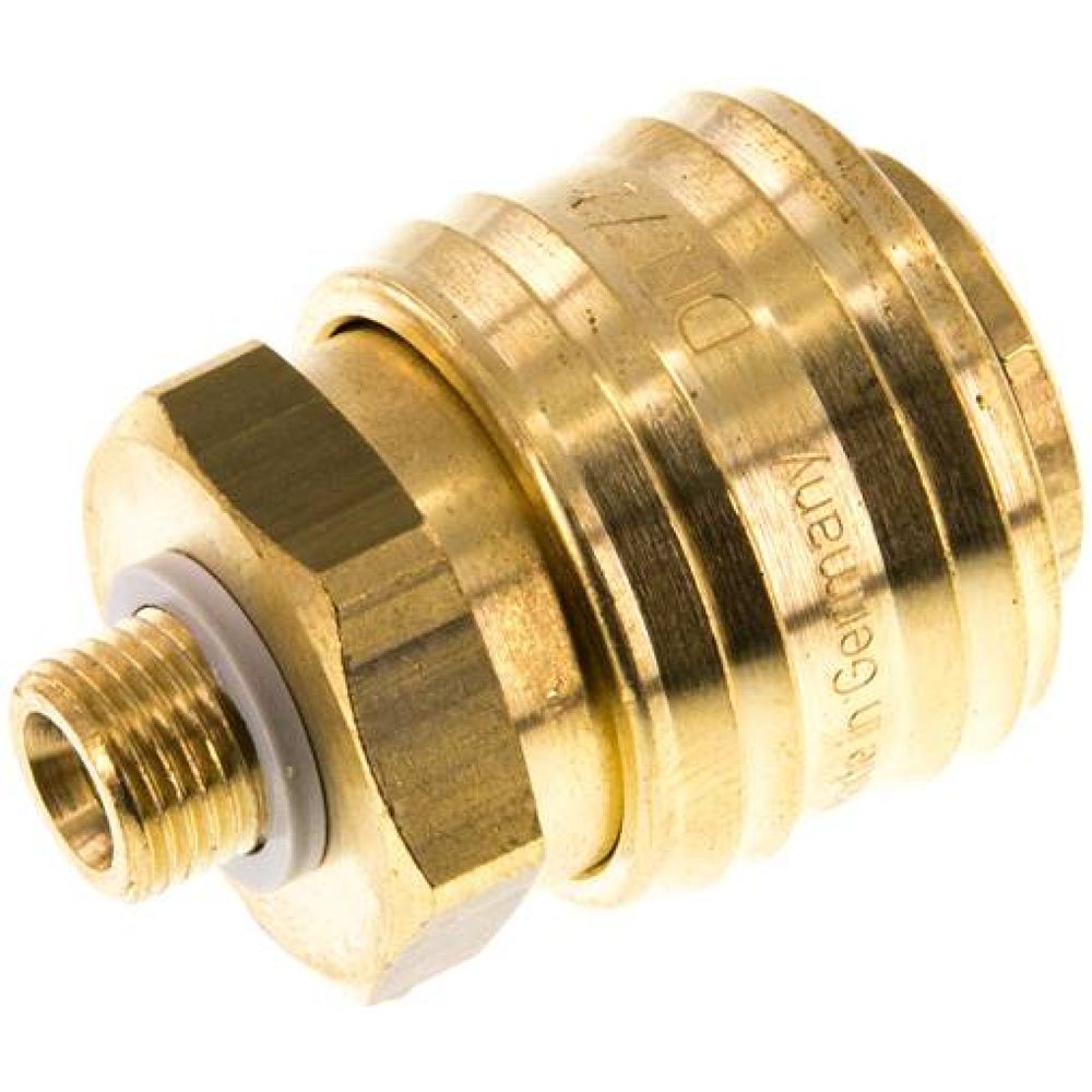 Kupplungsdose (NW7,2) G 1/8"(AG), Messing