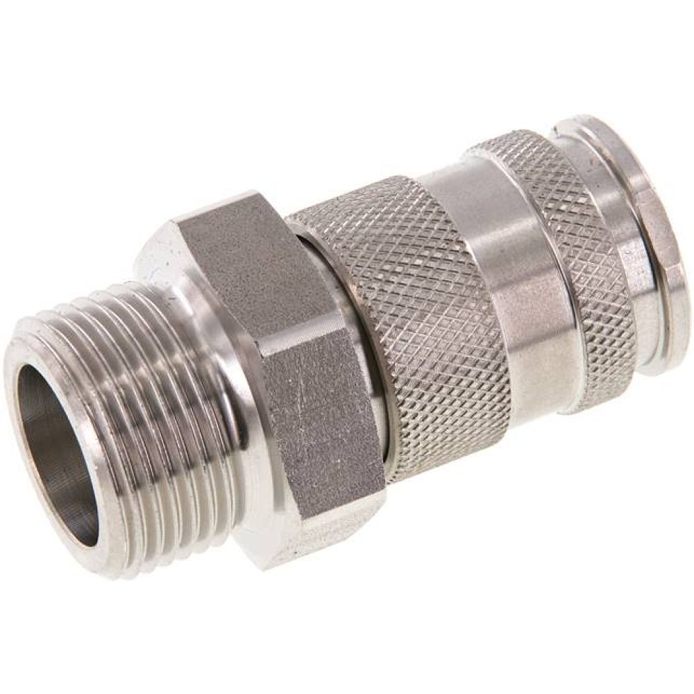 Kupplungsdose (NW10) G 3/4"(AG), Edelstahl