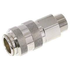 Parker KDG 34 NW15 MSV. Kupplungsdose (NW15) G 3/4"(AG), Messing vernickelt