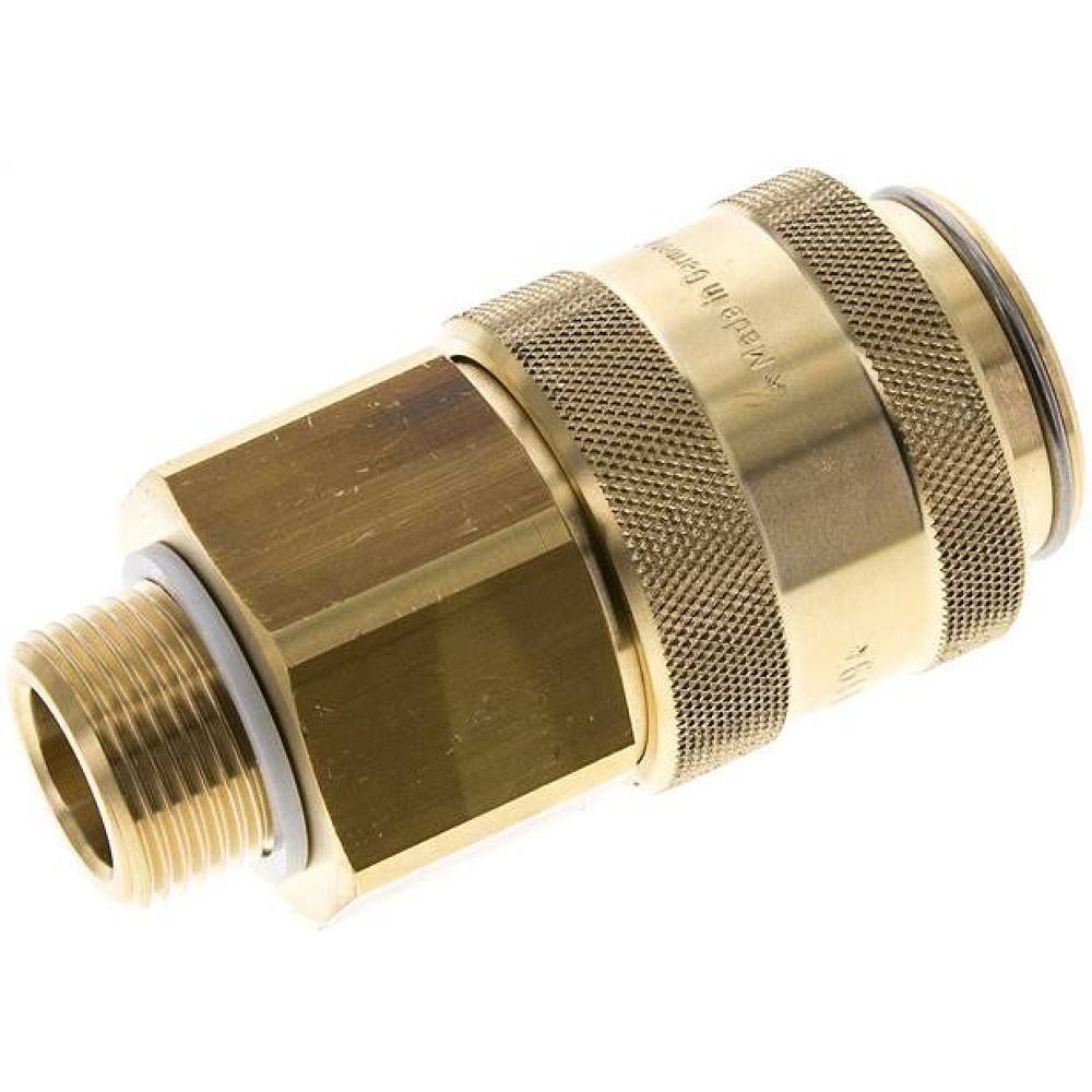 Kupplungsdose (NW19) G 3/4"(AG), Messing