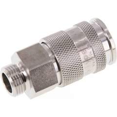 Parker KDG 38 NW10 ES4A BA. Kupplungsdose (NW10) G 3/8"(AG), 1.4404