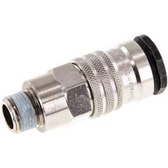 Parker KDG 38 NW10 ST. Kupplungsdose (NW10) R 3/8"(AG), Messing / Stahl