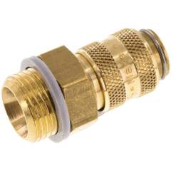 Kupplungsdose (NW5) G 3/8"(AG), Messing