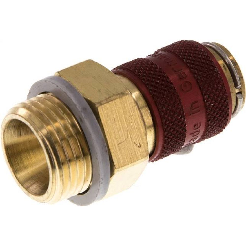 Kupplungsdose (NW5) G 3/8"(AG), Messing