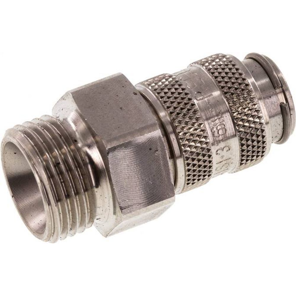 Parker KDG 38 NW5 ES4A BA. Kupplungsdose (NW5) G 3/8"(AG), 1.4404