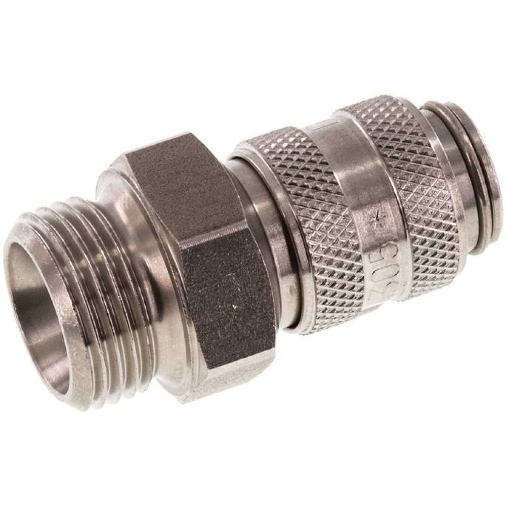 Kupplungsdose (NW5) G 3/8"(AG), Edelstahl