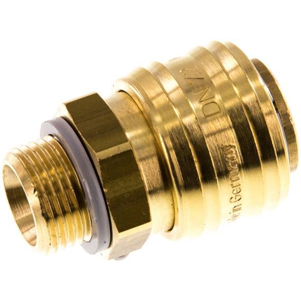 Kupplungsdose (NW7,2) G 3/8"(AG), Messing