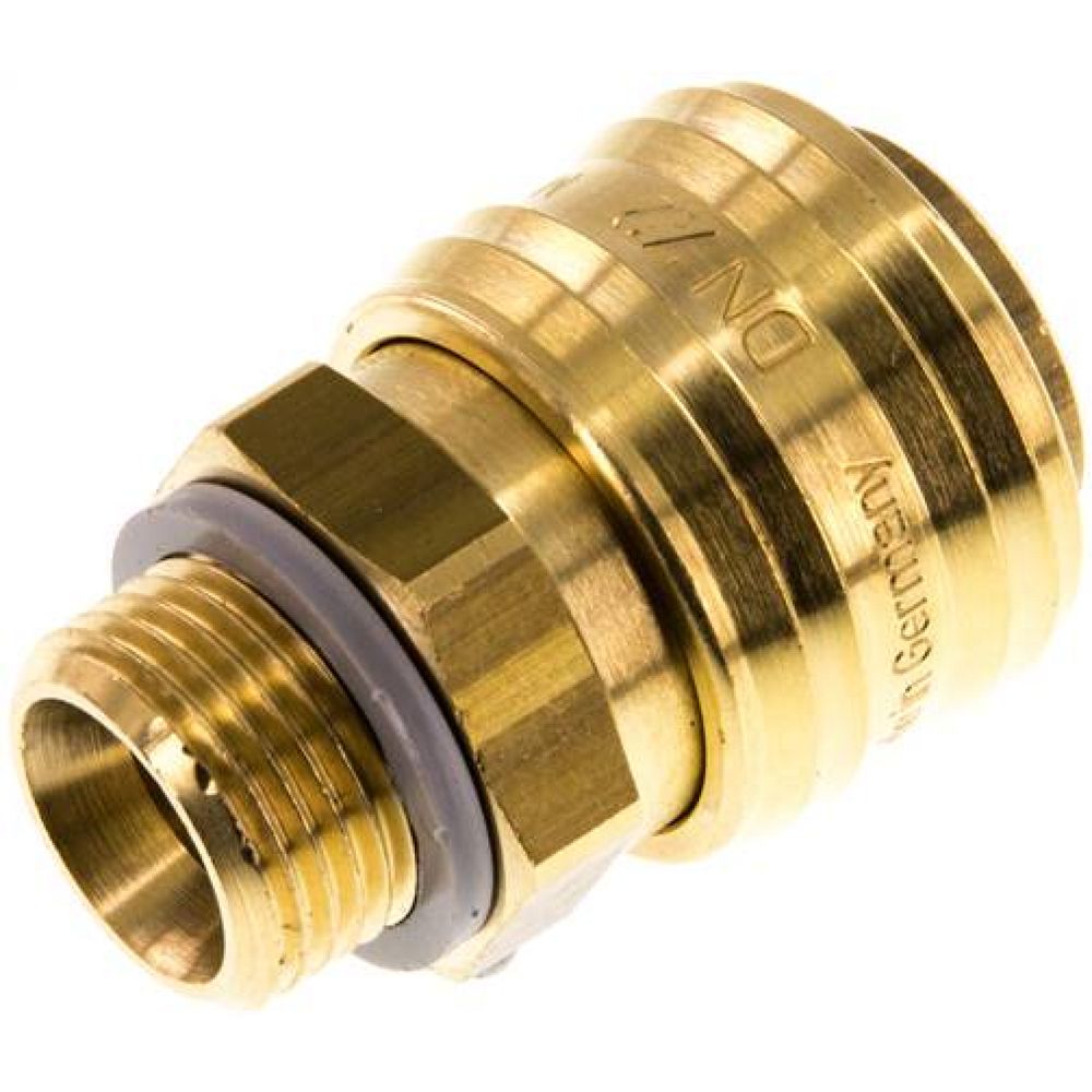 Kupplungsdose (NW7,2) G 3/8"(AG), Messing