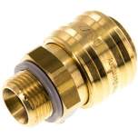 Kupplungsdose (NW7,2) G 3/8"(AG), Messing