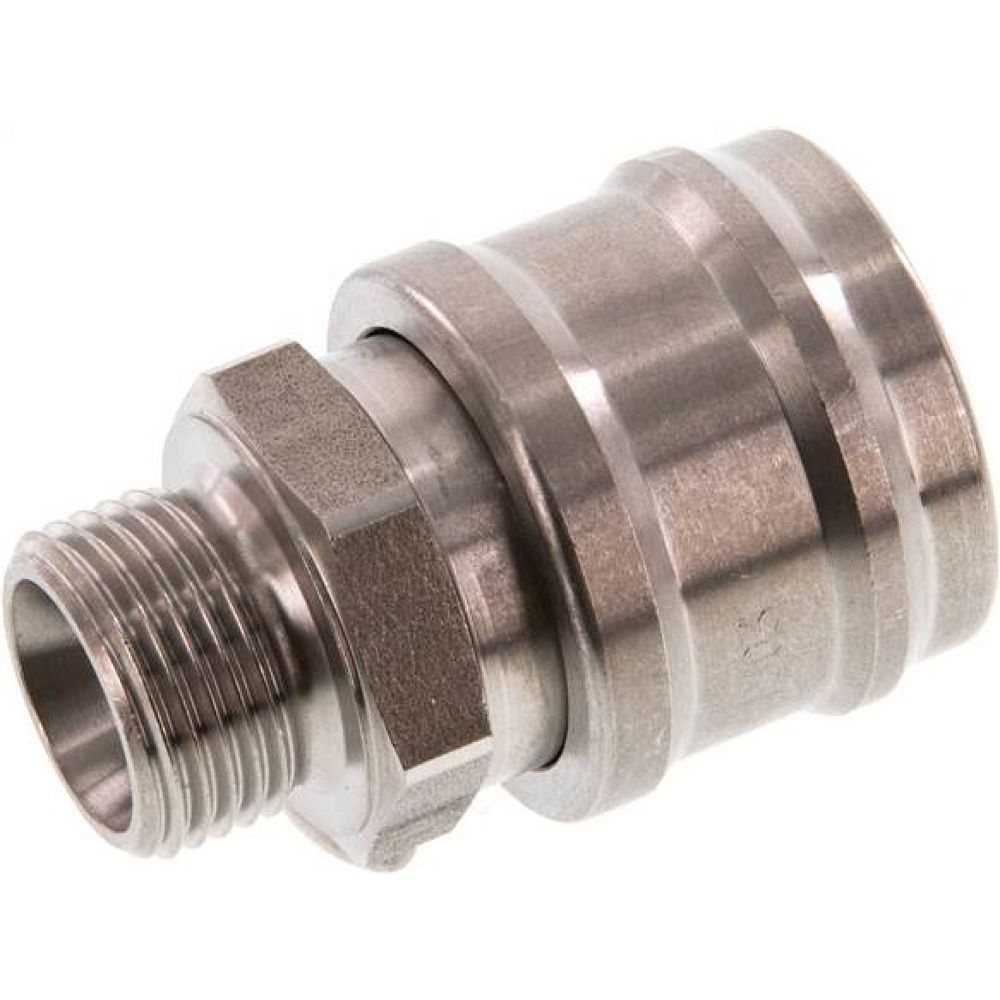 Kupplungsdose (NW7,2) G 3/8"(AG), Edelstahl