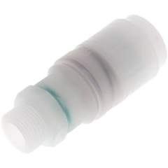 Parker KDG 38 NW7 PV. Kupplungsdose (NW7,2) G 3/8", PVDF