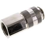 Parker KDGI 10 NW15 MSV. Kupplungsdose (NW15) G 1"(IG), Messing vernickelt