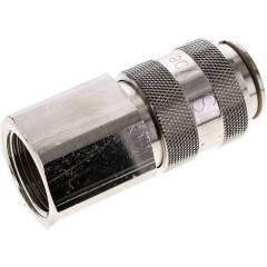 Parker KDGI 10 NW15 MSV. Kupplungsdose (NW15) G 1"(IG), Messing vernickelt