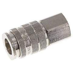 Kupplungsdose (NW10) G 1/2"(IG), Messing vernickelt