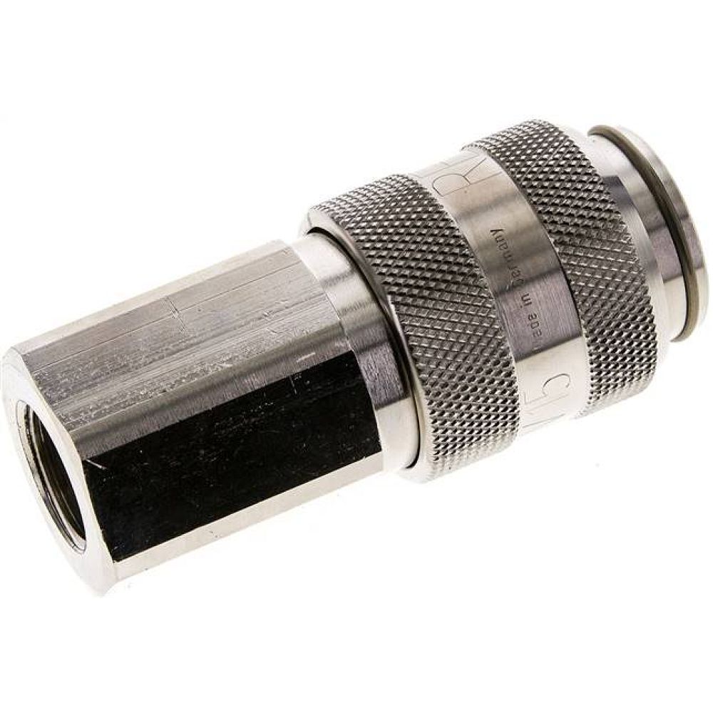 Parker KDGI 12 NW15 MSV. Kupplungsdose (NW15) G 1/2"(IG), Messing vernickelt