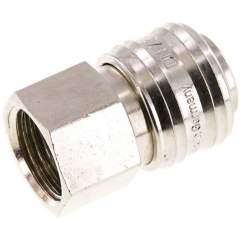 Kupplungsdose (NW7,2) G 1/2"(IG), Messing vernickelt