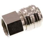 Kupplungsdose (NW7,2) G 1/2"(IG), Messing vernickelt