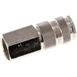 Kupplungsdose (NW7,2) G 1/2"(IG), Stahl gehärtet, vernickelt / Messing vernickelt