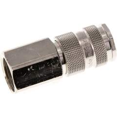 Kupplungsdose (NW7,2) G 1/2"(IG), Stahl gehärtet, vernickelt / Messing vernickelt