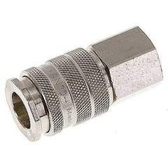 Kupplungsdose (NW10) G 1/4"(IG), Messing vernickelt