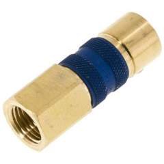 Kupplungsdose (NW5) G 1/4"(IG), blau, Sechseck SW10