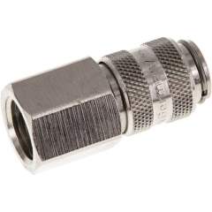 Kupplungsdose (NW5) G 1/4"(IG), Messing vernickelt