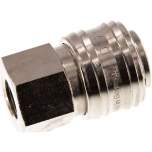 Kupplungsdose (NW7,2) G 1/4"(IG), Messing vernickelt