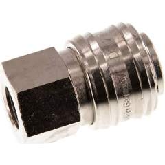 Kupplungsdose (NW7,2) G 1/4"(IG), Messing vernickelt